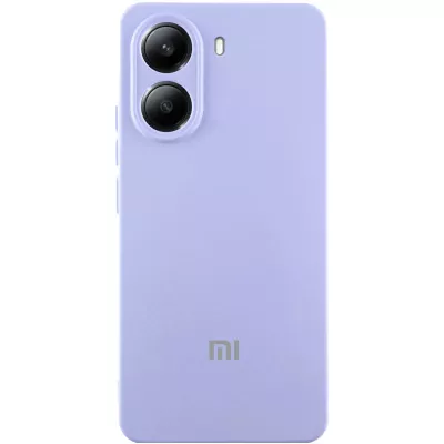 Чохол Silicone Cover Lakshmi Full Camera (AA) with logo для Xiaomi Poco X7 Pro Бузковий / Dasheen