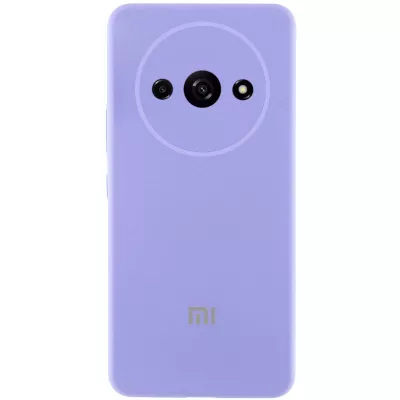 Чохол Silicone Cover Lakshmi Full Camera (AA) with logo для Xiaomi Redmi A3 Бузковий / Dasheen