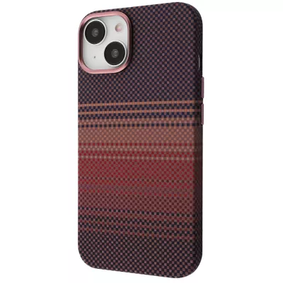 Чохол WAVE Gleam Case with Magnetic Ring iPhone 14 gold stripes