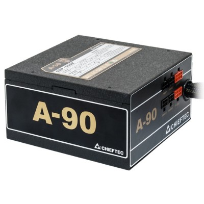 Блок живлення CHIEFTEC A-90 (650W), >90%, 140мм, 1xMB 24pin(20+4), 1xCPU 8pin(4+4), 3xMolex, 6xSATA, 2xPCIe 8pin(6+2), Modular (