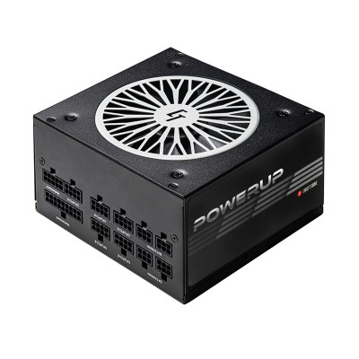 Блок живлення CHIEFTEC PowerUP (850W), >90%, 80+ Gold, 120мм, 1xMB 24pin(20+4), 2xCPU 8pin(4+4), 3xMolex, 9xSATA, 6xPCIe 8pin(6+