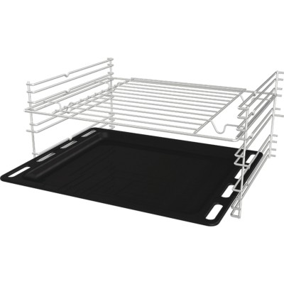 Духова шафа Gorenje електрична, 61л, A+, дисплей, конвекція, чорний (BO6635E01B)