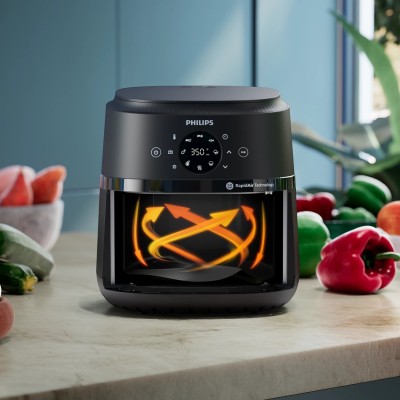 Мультипіч Philips Ovi Series 2000 1500Вт, чаша-4.2л, сенсорне управл., 13 авто. програм, пластик, чорний (NA220/00)