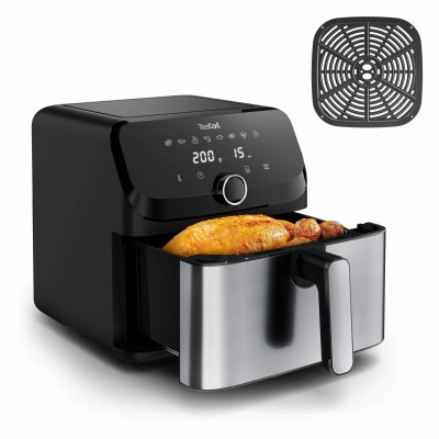 Мультипіч Tefal Easy Fry Mega, 1700Вт, чаша-7.5л, сенсорне керув., 8 програм, пластик, чорний (EY855D10)