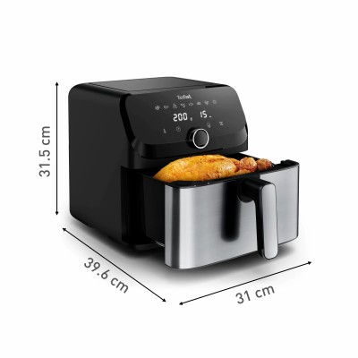 Мультипіч Tefal Easy Fry Mega, 1700Вт, чаша-7.5л, сенсорне керув., 8 програм, пластик, чорний (EY855D10)