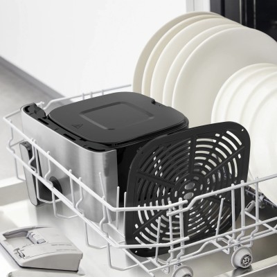 Мультипіч Tefal Easy Fry Mega, 1700Вт, чаша-7.5л, сенсорне керув., 8 програм, пластик, чорний (EY855D10)