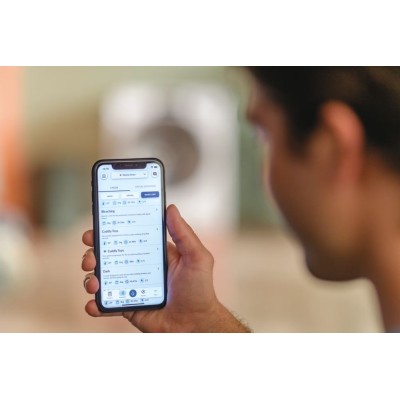 Пральна машина Candy фронтальна, 14кг, 1400, A, 67см, дисплей, пара, інвертор, білий (RP4146BWMBC/1-S)