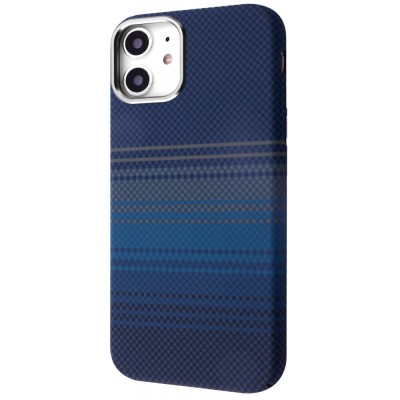 Чохол WAVE Gleam Case with Magnetic Ring iPhone 11 blue stripes