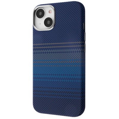 Чохол WAVE Gleam Case with Magnetic Ring iPhone 15 blue stripes