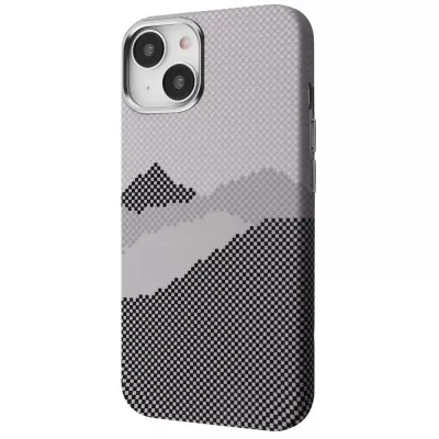 Чохол WAVE Gleam Case with Magnetic Ring iPhone 15 white mountain