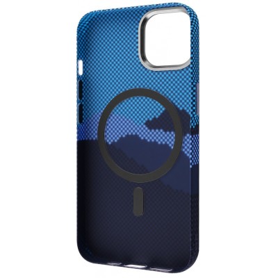 Чохол WAVE Gleam Case with Magnetic Ring iPhone 15 white mountain