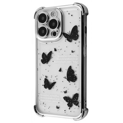 Чохол WAVE Winkie iPhone 16 Pro desert titanium/butterfly