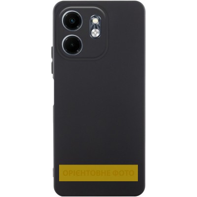 Чохол TPU GETMAN Liquid Silk Full Camera для Motorola Moto G05 / E15 4G Чорний / Black