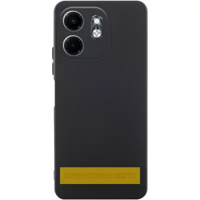Чохол TPU GETMAN Liquid Silk Full Camera для Motorola Moto G05 / E15 4G Чорний / Black