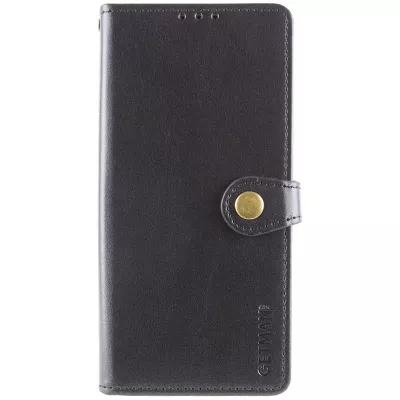 Шкіряний чохол-книжка GETMAN Gallant (PU) для TECNO Spark Go 1 (KL4) Чорний