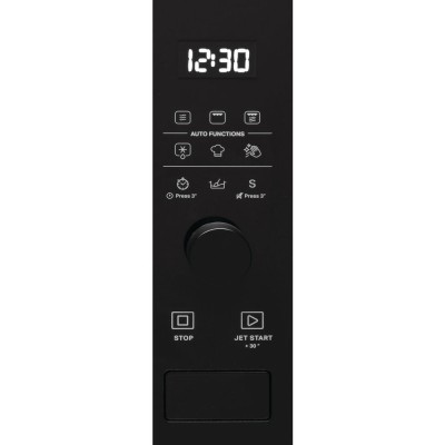 Мікрохвильова піч Whirlpool вбудована, 20л, електронне упр., 800Вт, дисплей, чорний (WMF200G)