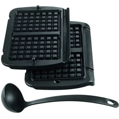 Форма для випікання вафель для грилів Optigrill+, алюміній, чорний (XA724810)