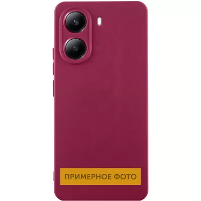 Чохол Silicone Cover Lakshmi Full Camera (AA) для Motorola Edge 50 Neo Бордовий / Marsala