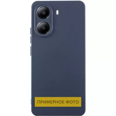 Чохол Silicone Cover Lakshmi Full Camera (AA) для Motorola Edge 50 Neo Синій / Midnight Blue