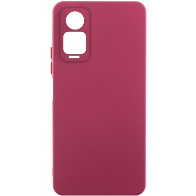 Чохол Silicone Cover Lakshmi Full Camera (AA) для Xiaomi Redmi Note 12 Pro 4G Бордовий / Marsala