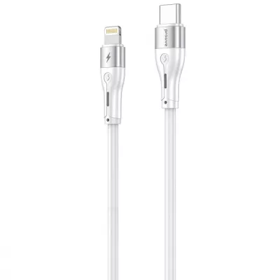 Кабель Proove Soft Silicone Type-C to Lightning 27W (2m) (CCSO27002122) white