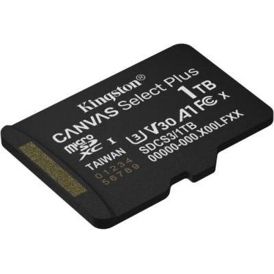Карта пам'яті Kingston MicroSDXC 1TB Canvas Select Plus Gen3 150MB/s A1 (SDCS3/1TBSP)