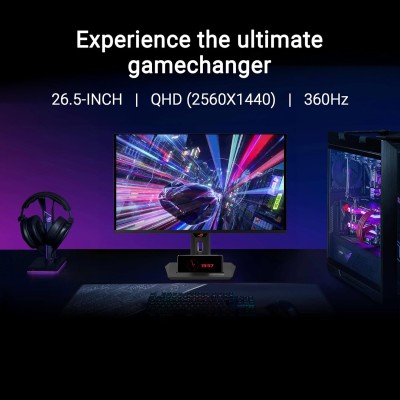 Монітор Asus 26.5" ROG Strix XG27ACDNG 2xHDMI, DP, USB-C, 3xUSB, OLED, 2560x1440, 360Hz, 0.03ms, DCI-P3 99%, AdaptiveSync, Pivot Монітор Asus 26.5" ROG Strix XG27ACDNG 2xHDMI, DP, USB-C, 3xUSB, OLED, 2560x1440, 360Hz, 0.03ms, DCI-P3 99%, AdaptiveSync, Pivot