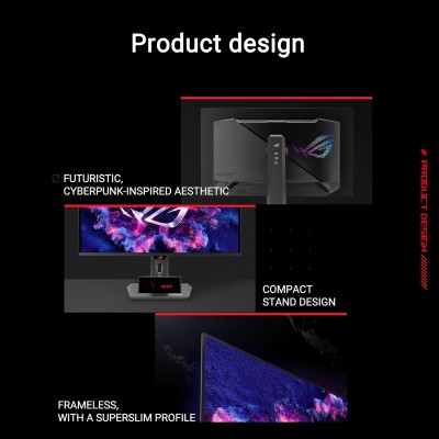 Монітор Asus 26.5" ROG Strix XG27ACDNG 2xHDMI, DP, USB-C, 3xUSB, OLED, 2560x1440, 360Hz, 0.03ms, DCI-P3 99%, AdaptiveSync, Pivot Монітор Asus 26.5" ROG Strix XG27ACDNG 2xHDMI, DP, USB-C, 3xUSB, OLED, 2560x1440, 360Hz, 0.03ms, DCI-P3 99%, AdaptiveSync, Pivot