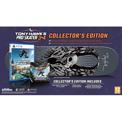 Гра консольна PS5 Tony Hawk Pro Skater 3+4 Collector's Edition, BD диск