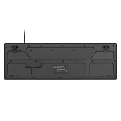 Клавіатура мембранна 2E KS108 104key, USB-A, EN/UK, чорний (2E-KS108UB_UA)