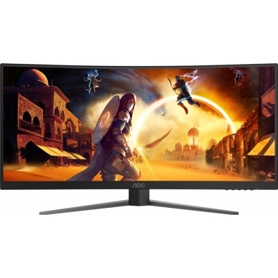 Монiтор TFT AOC 34" CU34G4 21:9 VA Curved WQHD 180Hz 2*HDMI DP HAS Black/Red Монiтор TFT AOC 34" CU34G4 21:9 VA Curved WQHD 180Hz 2*HDMI DP HAS Black/Red