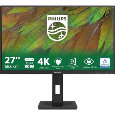 Монiтор TFT PHILIPS 27" 27B1U3900/00 IPS 4K HDMI DP USB-C RJ45 Pivot USB MM Black Монiтор TFT PHILIPS 27" 27B1U3900/00 IPS 4K HDMI DP USB-C RJ45 Pivot USB MM Black