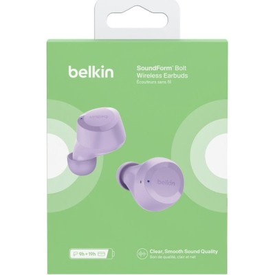 Навушники TWS Belkin Soundform Bolt True Wireless, лаванда (AUC009BTLV)