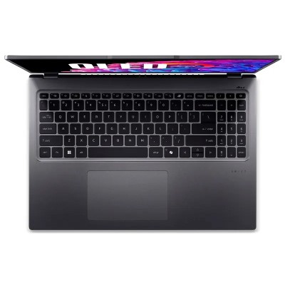 Ноутбук ACER Swift Go 16 SFG16-72 16" 3.2K OLED, Intel U7-155H, 32GB, F1TB, UMA, Lin, сірий (NX.KY9EU.003)