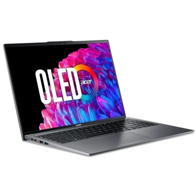 Ноутбук ACER Swift Go 16 SFG16-72 16" 3.2K OLED, Intel U7-155H, 32GB, F1TB, UMA, Lin, сірий (NX.KY9EU.003)