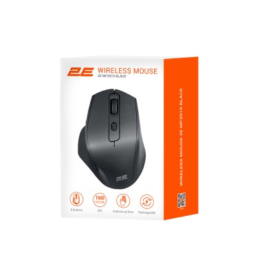 Миша 2E MF2010 Rechargeable, WL, чорний (2E-MF2010WB)