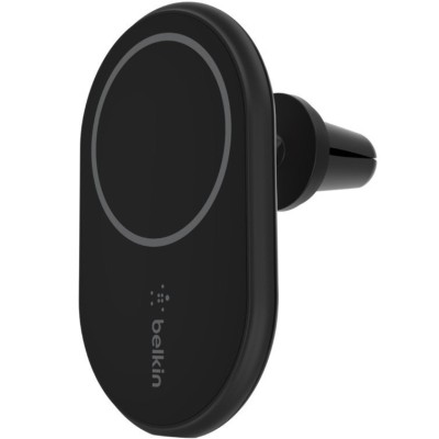 Автомобільний тримач смартфона Belkin Wireless Magnetic Qi (WIC004BTBK-NC) чорний