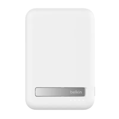 Акумулятор портативний літій-іонний Power Bank Belkin 8000мА·год, 15Вт, MagSafe Qi2, білий (BPD007BTWH)