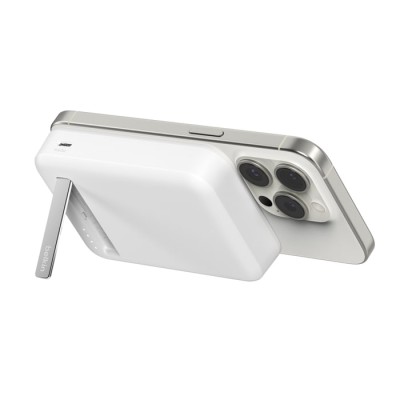Акумулятор портативний літій-іонний Power Bank Belkin 8000мА·год, 15Вт, MagSafe Qi2, білий (BPD007BTWH)