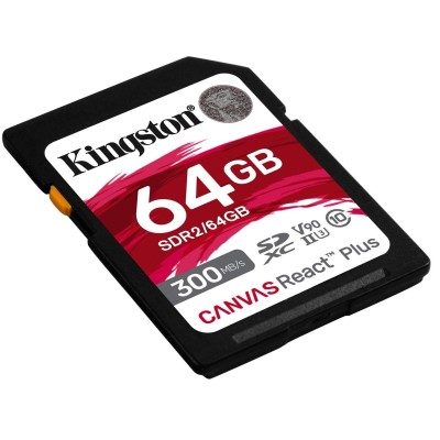 Карта пам'яті Kingston SD 64GB C10 UHS-II U3 R300/W260MB/s (SDR2/64GB)