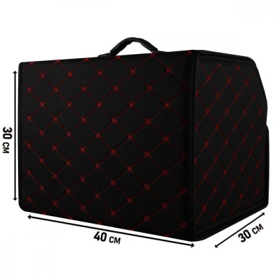 Органайзер у багажник автомобіля 40см*30см*30см black red