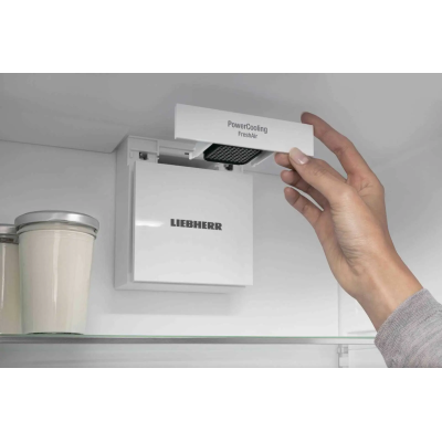 Холодильник Liebherr вбудований з нижн. мороз., 193.8x55.9х54.6, холод.відд.-215л, мороз.відд.-70л, 2дв., A++, NF, диспл внутр.,