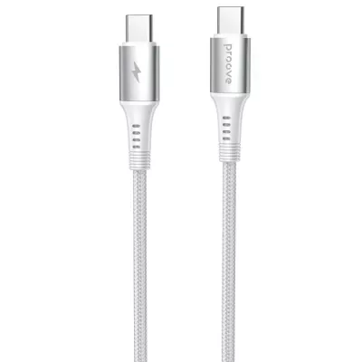 Кабель Proove WireX Type-C to Type-C 60W (1m) white (CCWX60002202)