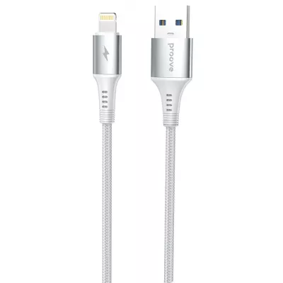 Кабель Proove WireX USB to Lightning 2.4A (1m) white (CCWX12001202)