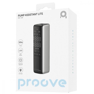 Автомобільний насос Proove Pump Assistant Lite 120W (PPAL12010901) silver
