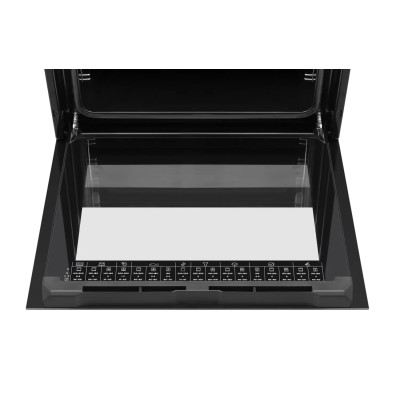 Плита Hansa комбінована, 77л, 60x60см, дисплей, конвекція, чавун, білий (FCMW69329)