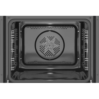 Плита Hansa комбінована, 77л, 60x60см, дисплей, конвекція, чавун, білий (FCMW69329)