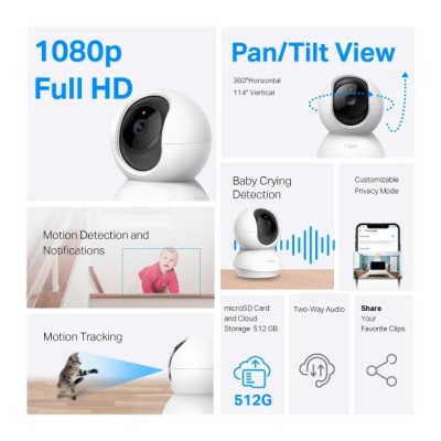 Wi-Fi камера, Tapo C200C TP-LINK