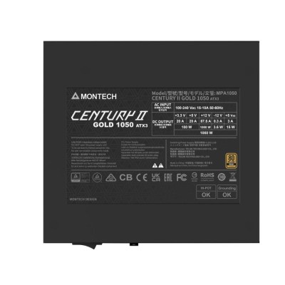 Блок живлення ATX 1050W CENTURY II 1050 MONTECH