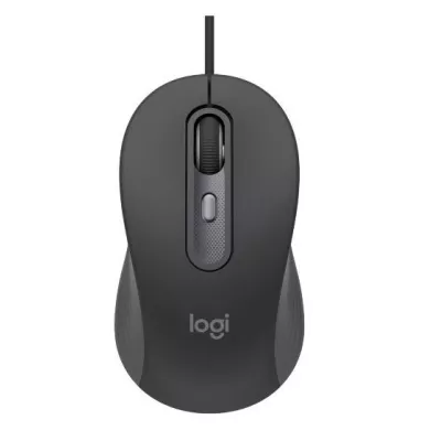 Маніпулятор миша дротова LOGITECH Signature M520 Wired Mouse for Business - GRAPHITE - USB - N/A - EMEA28i-935 - USB-C